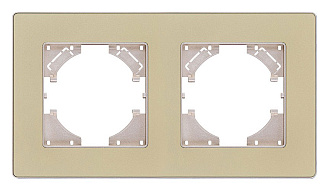 Рамка на 2 поста Kollinger Eleganz Acryl EA2GD 500_191_3118468