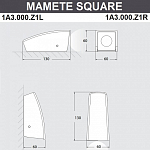 Накладной светильник Fumagalli Mamete 1A3.000.000.WXZ1L 250_100_1805724
