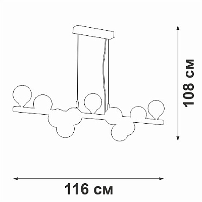 Подвесная люстра Vitaluce V49860 V49860-8/11S 400_400_1819775