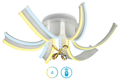 Потолочная люстра Ambrella Light FL FL146 400_400_2001818
