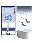 SET AQUATEK ПОЛАРИС (рама AQUATEK Standard INS-0000012+унитаз ПОЛАРИС AQ0700-01 с тонким сиденьем soft-close+ крепеж KKI-0000002 +панель KDI-0000018) 250_100_2417953