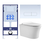 SET AQUATEK НИКА-013 4в1 (рама AQUATEK Standard INS-0000012+крепеж KKI-0000002+клавиша KDI-0000013+унитаз НИКА AQ2009-00 с тонким сиденьем soft-close) 250_100_Array