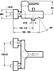E45532-CP CUFF смеситель Смесители для ванны 100_100_2414917