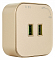 Розетка 2xUSB на треке Arte Milano Am-track-sockets 380022TS/USBx2 Gold