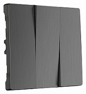 Клавиши для выключателя трехклавишного Werkel графит рифленый W1139004 500_191_2296567