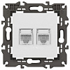 Розетка Ethernet RJ-45 без рамки Эра Эра Elegance 14-3108-01 100_100_2400912