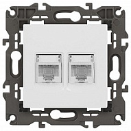Розетка Ethernet RJ-45 без рамки Эра Эра Elegance 14-3108-01 500_191_2400912