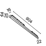 Трековый светильник Technical TR030-4-30WTW-DD-B 250_100_833468