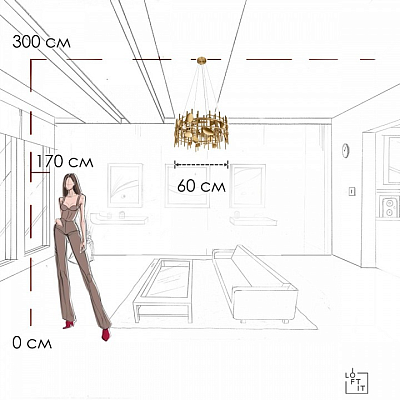 Подвесной светильник Loft it Escama 10396/600C 400_400_1854774