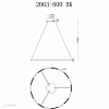 Подвесной светильник iLedex Vision 2063-D800 BK 100_100_1991440