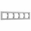 Рамка на 5 постов Werkel Hammer серебряный W0052406 100_100_2296473