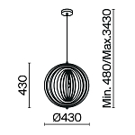 Подвесной светильник Maytoni MOD197PL-01W 250_100_853712