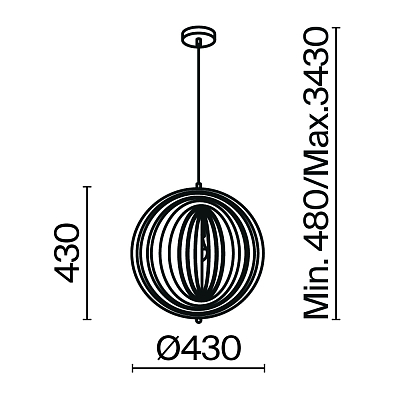 Подвесной светильник Maytoni MOD197PL-01W 400_400_853712