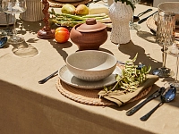 Скатерть льняная Linen collection khaki 145х250 см 919240 250_100_2111204