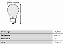 Лампа светодиодная Deko-Light Classic E27 6.5Вт 2700K 180075 250_100_1928642