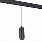 ST357.443.06 Магнитный трековый светильник подвесной ZOOM Черный LED 1*6W 4000K 667Lm Ra>80 10-60° I СКАЙЛАЙН 48V 250_100_2952281