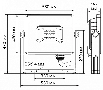 Настенно-потолочный прожектор Feron LL-927 41156 400_400_1743843