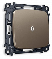 Выключатель проходной одноклавишный с подсветкой без рамки Ambrella Volt OMEGA MO632035 500_191_2307359