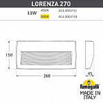 Накладной светильник Fumagalli Lorenza AS3.000.000.WXP1L 250_100_1803659