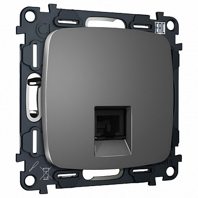 Розетка Ethernet RJ-45 и со шторками, без рамки Ambrella Volt OMEGA MO662005 400_400_3231133
