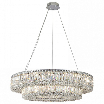 Подвесная люстра Newport 8450 8450+28/S chrome 400_400_1911324