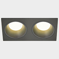 Встраиваемый светильник Italline IT08-8013 IT08-8013 black 3000K 2 шт + IT08-8015 black 500_191_3094417