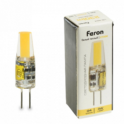 Лампа светодиодная Feron LB-424 G4 3Вт 2700K 51170 400_400_1760086