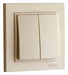 Выключатель двухклавишный Mono Electric Despina 102-170025-102 250_100_2162144