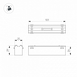 Накладной светильник Arlight MAG-VIBE 044417 250_100_1902517