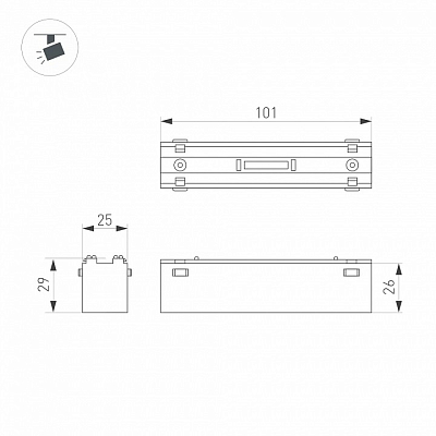 Накладной светильник Arlight MAG-VIBE 044415 400_400_1902510