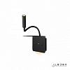 Бра с полкой iLedex Support 7031C BK 100_100_1990954