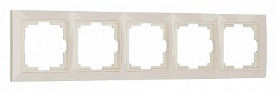 Рамка на 5 постов Werkel Snabb Basic (слоновая кость) W0052003 400_400_2128438