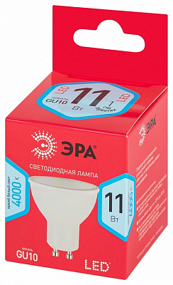 Лампа светодиодная Эра  GU10 11Вт 4000K LED MR16-11W-840-GU10 R 400_400_2842375