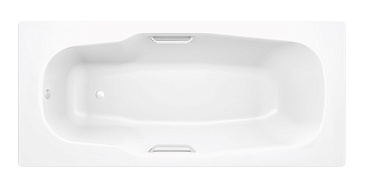 Ванна стальная BLB ATLANTICA B70J handles с шумоизоляцией и отверстиями для ручек 1700х800 мм, лист 3,5 мм (B70J handles) 500_191_2916798