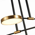 SL1605.403.06 Светильник подвесной ST-Luce Черный/Латунь, Белый LED 6*7,5W 3000K ФАРОНЕ 250_100_2952035