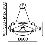 Подвесной светильник Maytoni MOD281PL-L45BS3K 250_100_843042