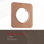 Рамка на 1 пост Arte Milano am-502.07 502.07-1.brown 250_100_2168156