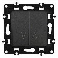 Выключатель для жалюзи без рамки Arte Milano 217 217.38-2.black 500_191_2302743