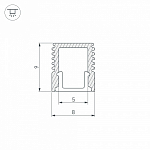 Профиль встраиваемый Arlight SL-MINI-8-2000 ANOD 019322 250_100_662388