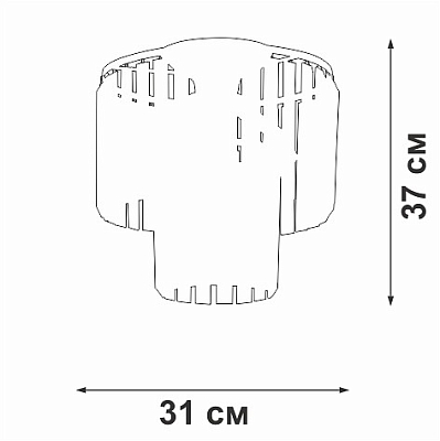 Потолочная люстра Vitaluce V5153 V5153-1/4PL 400_400_1819803