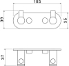 AQ4102CR ЕВРОПА крючок двойной 100_100_2412117