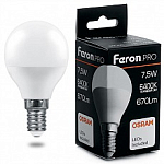 Лампа светодиодная Feron LB-1407 E14 7.5Вт 6400K 38073 250_100_Array
