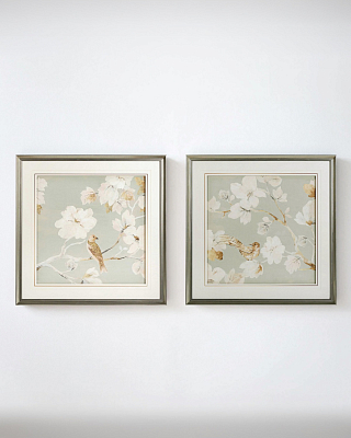 Постер в раме Birds and flowers - II 400_400_2847411