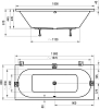 Ванна CITY SLIM 180х80 белая 100_100_2733213