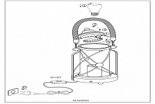 Настольная лампа декоративная Eglo Bradford 49283 250_100_1668542
