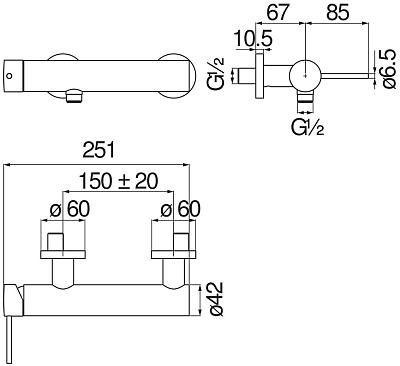 VE125130FLP VELIS смеситель для душа, глянцевый черны 400_400_2418431