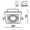 Встраиваемый светильник Technical DL008-2-01-B 100_100_2209753