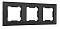 Рамка на 3 поста Arte Milano am-503.03 503.03-3.black