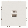 Розетка 2хUSB type A и C без рамки Stekker Эмили 49905 100_100_2220203