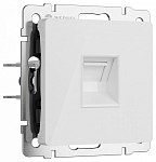 Розетка Ethernet RJ-45 без рамки Werkel белый акрил W1181041 250_100_1882473